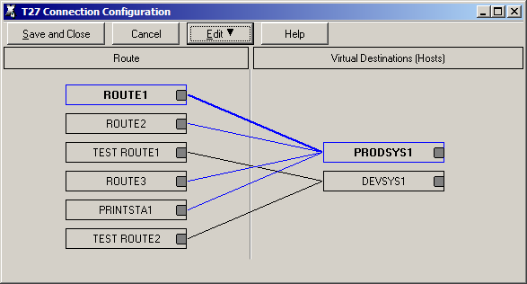 Visually Manage Connections