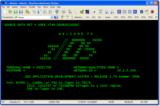 mainframe 3270 terminal emulator