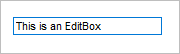 EditBox widget