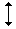 Double-pointed arrow