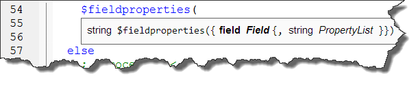 Parameter help
