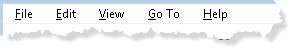 menu bar